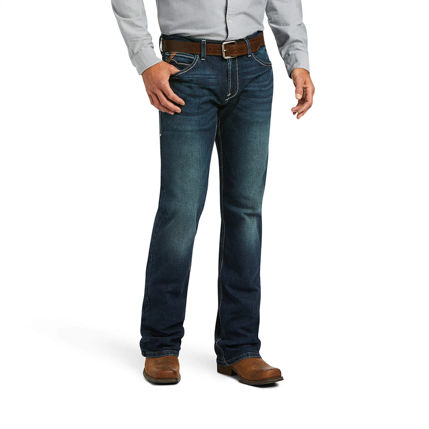 Ariat® Men's M7 Glenrio Slim Fit Marcello Straight Leg Jeans 10039626 2 Ariat® Men's M7 Glenrio Slim Fit Marcello Straight Leg Jeans 10039626 - Image 2