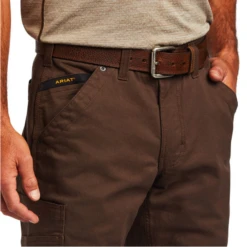 Ariat® Men's Rebar M5 DuraStretch™ Washed Twill Dungaree Pants 10041064 -ARIA Clothing Shop 10041064b