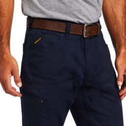 Ariat Men's Rebar M4 DuraStretch™ Made Tough Navy Pants 10041084 -ARIA Clothing Shop 10041084 01