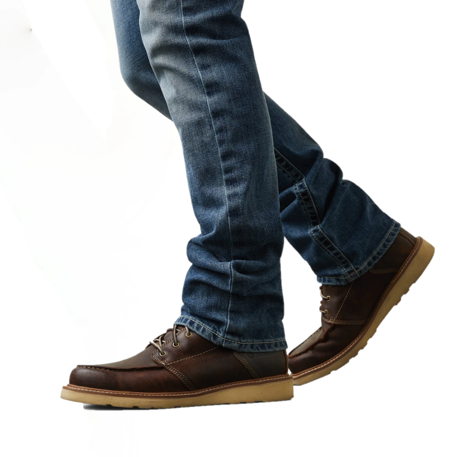 Ariat® Men's M8 Modern Medium Wash Slim Leg Jeans 10043185 7 Ariat® Men's M8 Modern Medium Wash Slim Leg Jeans 10043185 - Image 7