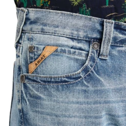 Ariat® Men's M7 Slim Fit Light Wash Straight Leg Jeans 10043187 10 Ariat® Men's M7 Slim Fit Light Wash Straight Leg Jeans 10043187 -ARIA Clothing Shop 10043187e