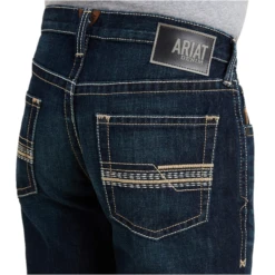 Ariat® Men's M5 Roadhouse Dark Wash Straight Leg Jeans 10043189 -ARIA Clothing Shop 10043189d
