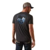 Ariat® Men's Logoscape Charcoal Heather Graphic T-Shirt 10044775