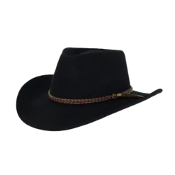 Outback Trading Company® Men's Forbes Black Wool Hat 1153-BLK