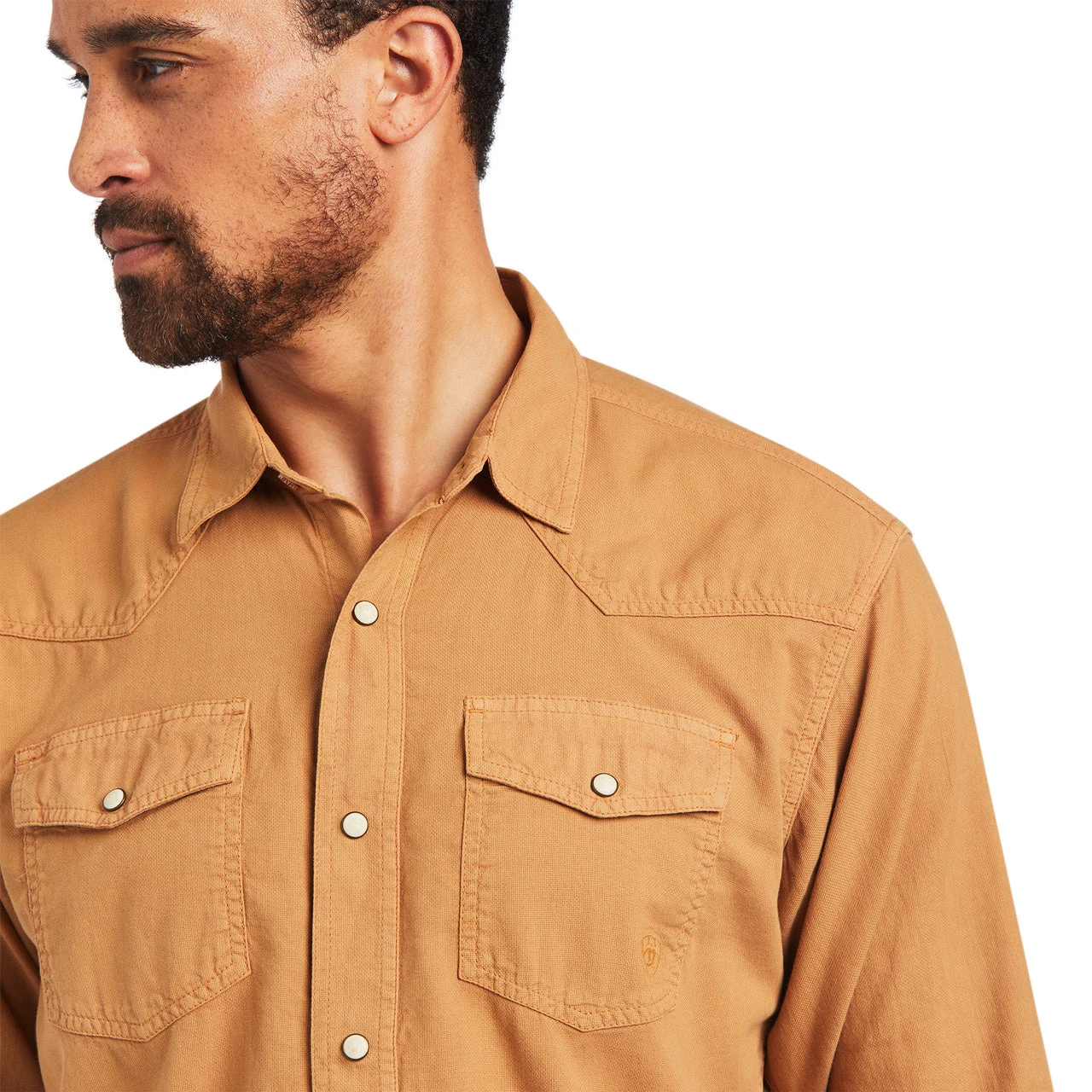 Ariat Men's Chipmunk Brown Snap Shirt 10040598 3 Ariat Men's Chipmunk Brown Snap Shirt 10040598 - Image 3