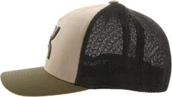 Hooey® Men's Coach 5-panel Tan & Brown Flexfit Cap 2212TNBR 7 Hooey® Men's Coach 5-panel Tan & Brown Flexfit Cap 2212TNBR -ARIA Clothing Shop 2212TNBRside