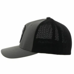 Hooey® Men's Cheyenne 5-panel Charcoal & Black Flexfit Cap 2244CHBK -ARIA Clothing Shop 2244CHBK 2