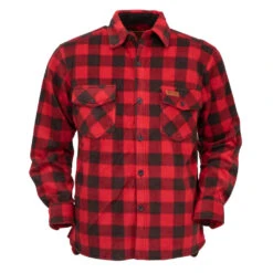 Outback Trading Company Men's Red Plaid Big Shirt 4268-RED
