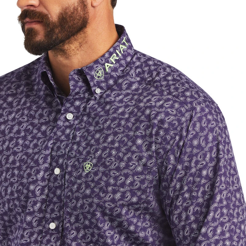 Ariat Men's Team Paulo Classic Long Sleeve Button Down Shirt 10040574 4 Ariat Men's Team Paulo Classic Long Sleeve Button Down Shirt 10040574 - Image 4
