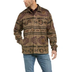 Ariat® Men's Brindlewood Retro Hatcher Printed Sweater Jacket 10033227