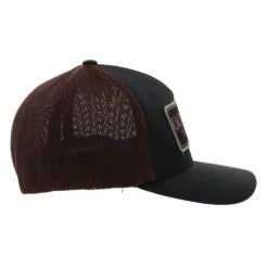 Hooey® Men's Cactus Ropes 5-panel Black & Brown Flexfit Cap CR085 -ARIA Clothing Shop CR085 2