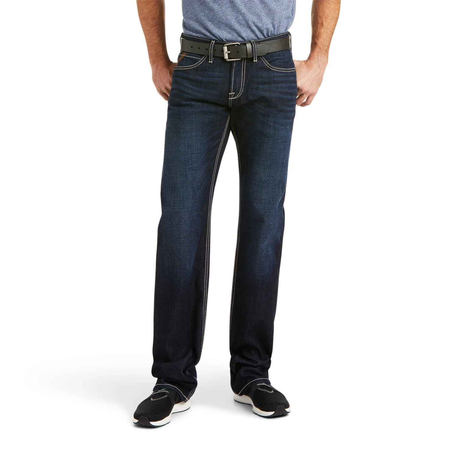 Ariat® Men's M7 Fairbanks Rocker Stretch Straight Leg Jeans 10037964 2 Ariat® Men's M7 Fairbanks Rocker Stretch Straight Leg Jeans 10037964 - Image 2