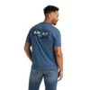 Ariat® Men's Land Sailor Blue Short Sleeve T-Shirt 10038535