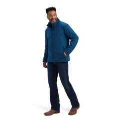 Ariat® Men's Tek Flex Insulation Majolica Blue Jacket 10041800 -ARIA Clothing Shop F22 MNS WEST 10041800 full
