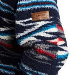 Ariat® Men's Chimayo New Mexico Navy Fleece Jacket 10042186 -ARIA Clothing Shop F22 MNS WEST 10042186 detail03