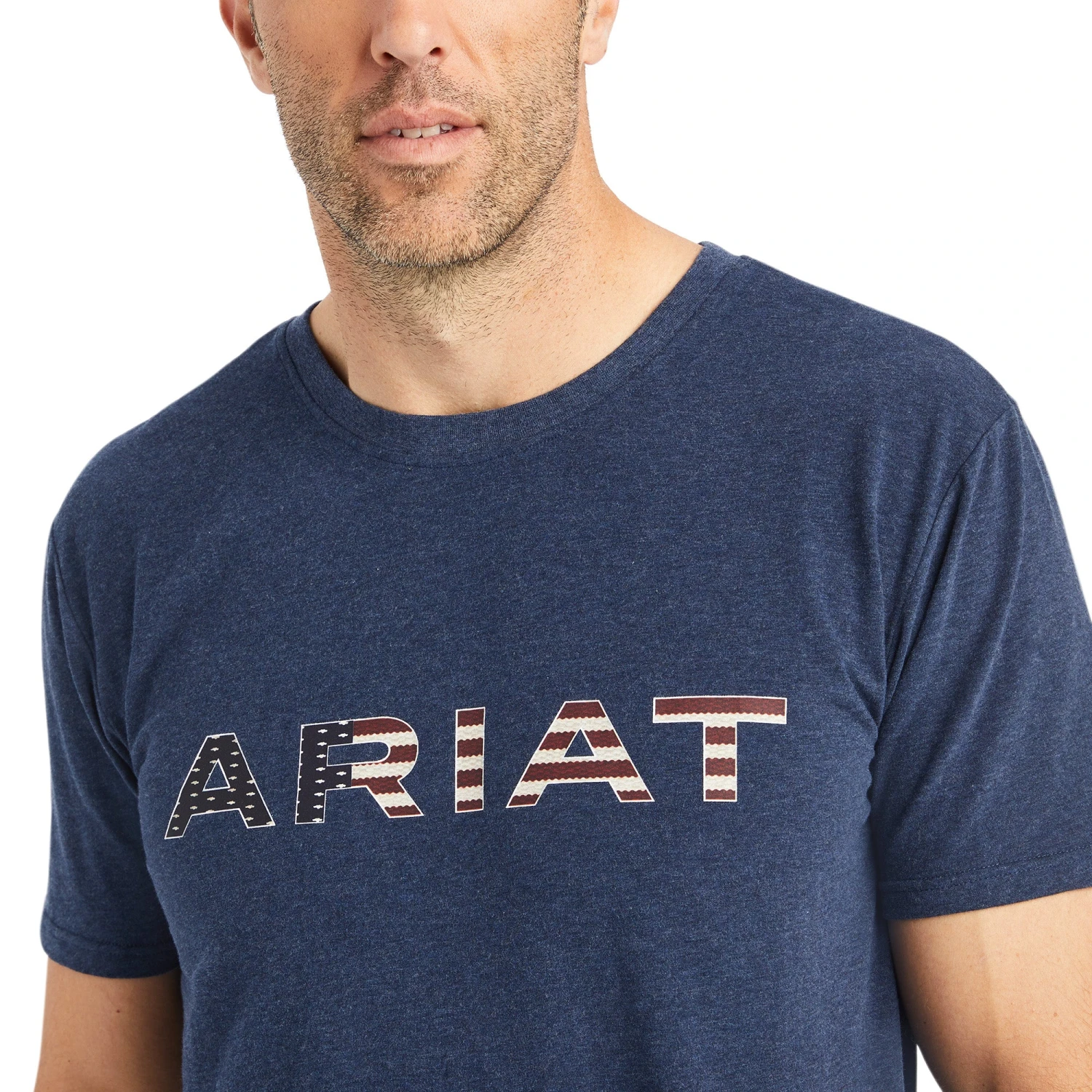 Ariat® Men's Chimayo Navy Heather Graphic T-Shirt 10042193 4 Ariat® Men's Chimayo Navy Heather Graphic T-Shirt 10042193 - Image 4