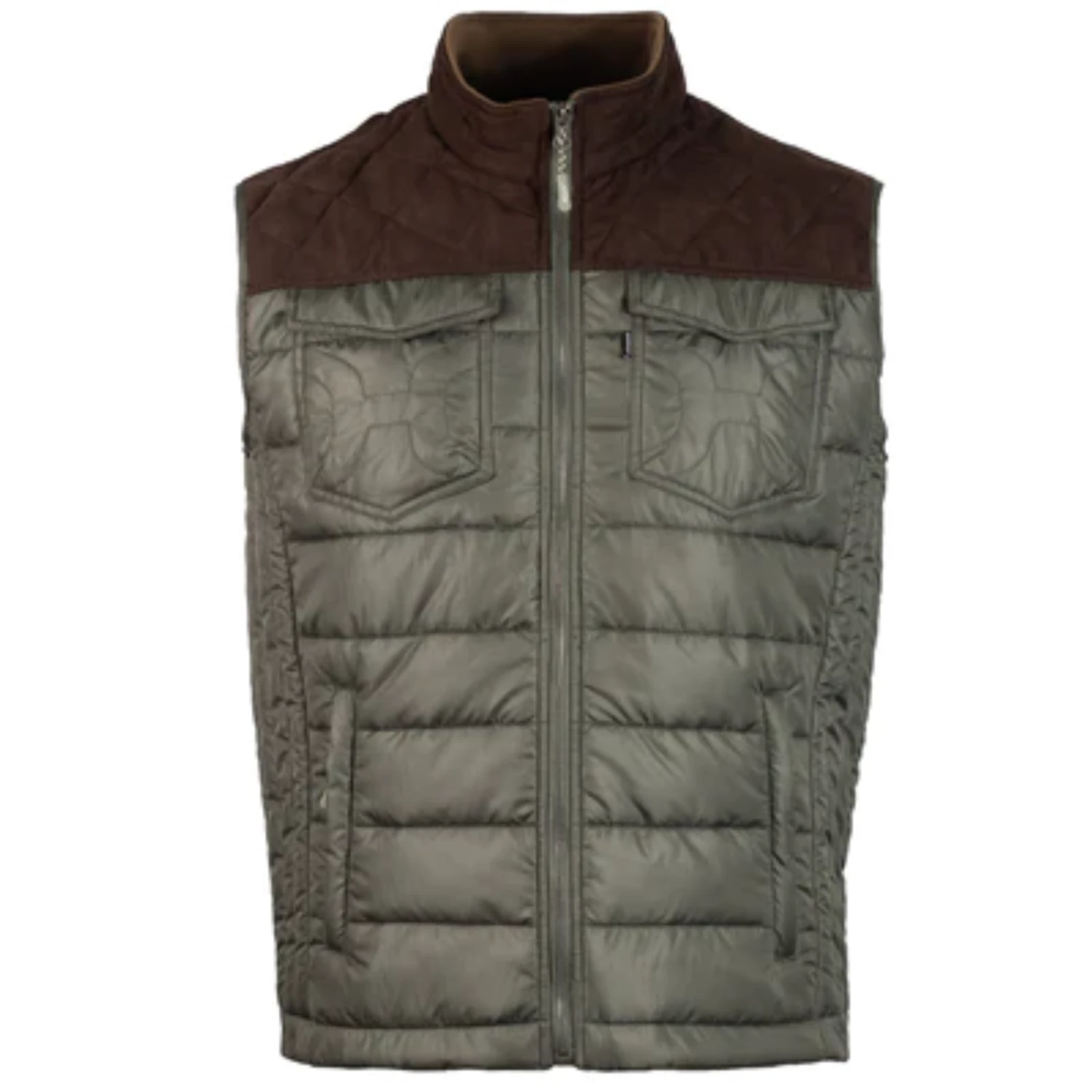 Hooey® Men'sOlive & Brown Vest HV097OLBR 1 Hooey® Men'sOlive & Brown Vest HV097OLBR
