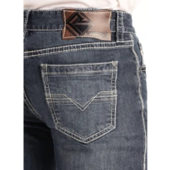 Rock & Roll Denim® Men's Relax Pistol Indigo Wash Denim Jeans M1P3473 -ARIA Clothing Shop M1P3473 1