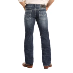 Rock & Roll Denim® Men's Relax Pistol Indigo Wash Denim Jeans M1P3473
