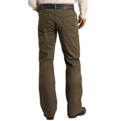 Rock & Roll DenimĀ® Men's Olive Revolver Straight Leg Jeans M1R3589