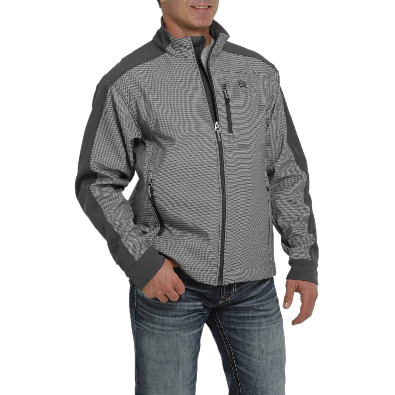 Cinch® Men's Grey Concealed To Carry Bonded Jacket MWJ1565001 3 Cinch® Men's Grey Concealed To Carry Bonded Jacket MWJ1565001 - Image 3