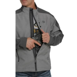 Cinch® Men's Grey Concealed To Carry Bonded Jacket MWJ1565001 10 Cinch® Men's Grey Concealed To Carry Bonded Jacket MWJ1565001 -ARIA Clothing Shop MWJ1565001 5