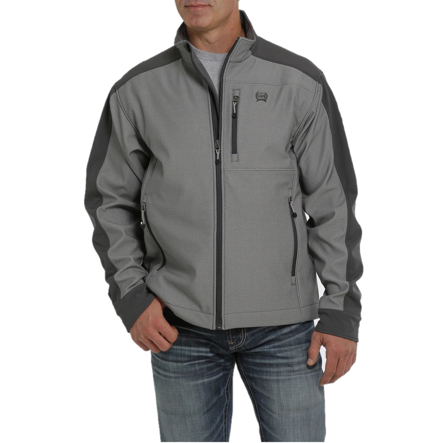 Cinch® Men's Grey Concealed To Carry Bonded Jacket MWJ1565001 1 Cinch® Men's Grey Concealed To Carry Bonded Jacket MWJ1565001