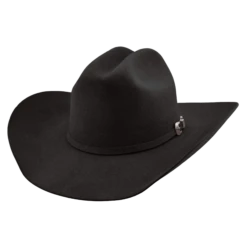 Justin Men's Bent Rail 6X Dylan Black Felt Cowboy Hat JF0657DYLA-BLK