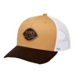 Kimes Ranch® Unisex Lark Trucker Work Wear Brown Cap S22-1220WB