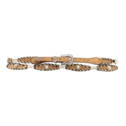 Twister Hair Edge Stars & Concho Leather Hat Band 0243402