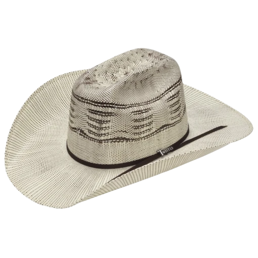 Twister Unisex Bangora Ivory An Brown Crossed Western Straw Hat T71852 -ARIA Clothing Shop Myproject 5 38b14278 38d7 4d53 a32f a1442a36ba84