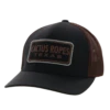 Hooey® Men's Cactus Ropes 5-panel Black & Brown Flexfit Cap CR085