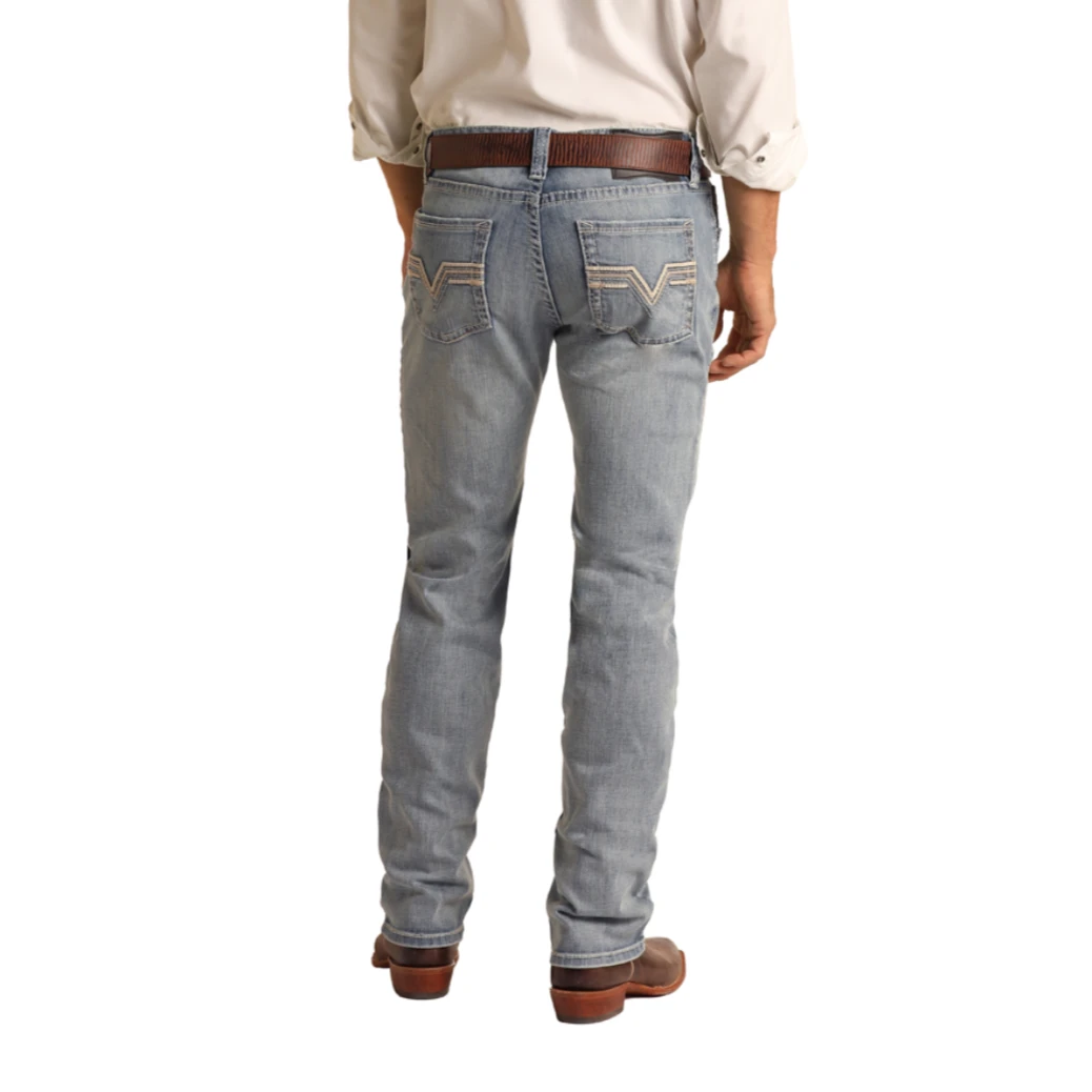 Rock & Roll Denim® Men's Ivory Revolver Light Vintage Jeans RRMD1RR146-205 1 Rock & Roll Denim® Men's Ivory Revolver Light Vintage Jeans RRMD1RR146-205