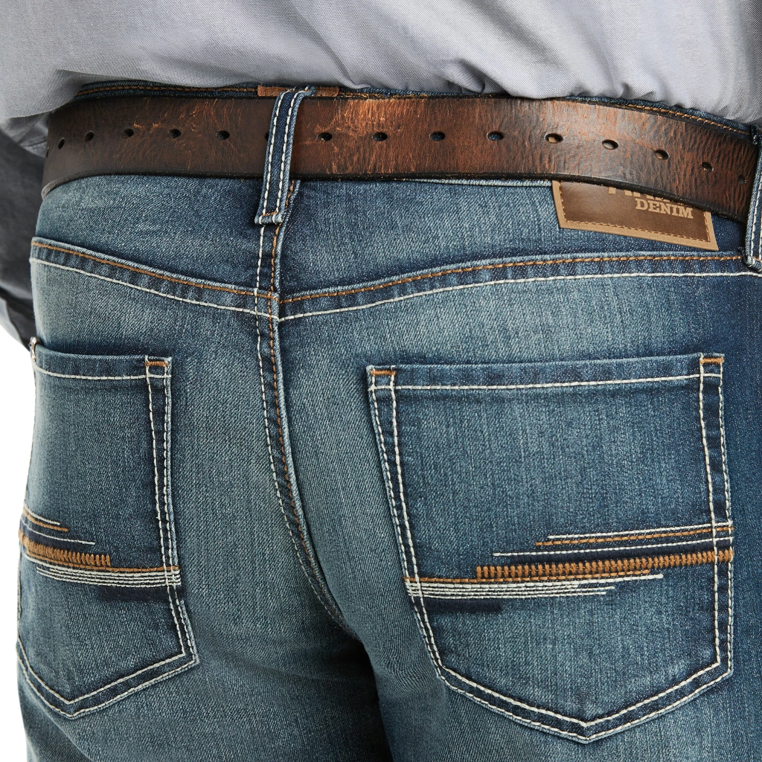 Ariat® Men's M5 Patterson Straight Fit Straight Leg Jeans 10034634 4 Ariat® Men's M5 Patterson Straight Fit Straight Leg Jeans 10034634 - Image 4