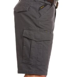 Ariat Mens Rebar Relaxed Durastretch Rebar Grey Cargo Shorts 10034681 -ARIA Clothing Shop S21 MNS WORK 10034681 detail01