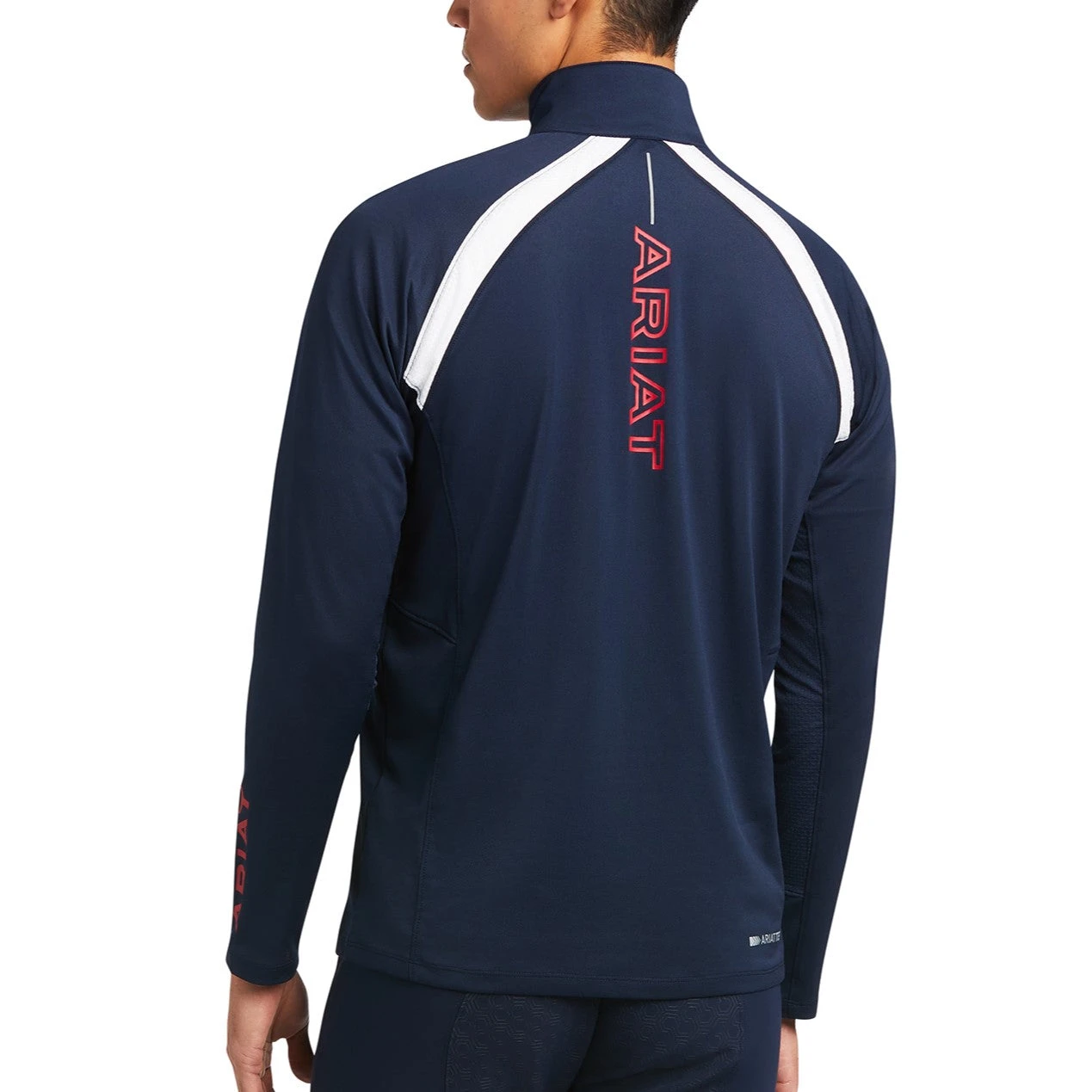 Ariat® Men's Sunstopper Team 1/4 Zip Navy Baselayer Shirt 10039183 2 Ariat® Men's Sunstopper Team 1/4 Zip Navy Baselayer Shirt 10039183 - Image 2