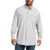 Ariat® Men's VentTek™ Outbound Echo Grey Long Sleeve Shirt 10039579