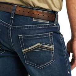 Ariat® Men's M5 Straight Stretch Remming Ford Straight Leg Jeans 10040746 -ARIA Clothing Shop S22 MNS WEST 10040746 detail02