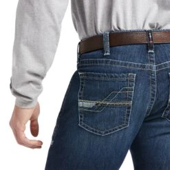 Ariat® Men's FR M7 Slim Stretch DuraLight Straight Leg Jean 10039282 -ARIA Clothing Shop S22 MNS WORK 10039282 detail02