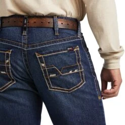 Ariat Men's FR M4 Relaxed DuraStretch Stillwell Bootcut Jeans 10039283 8 Ariat Men's FR M4 Relaxed DuraStretch Stillwell Bootcut Jeans 10039283 -ARIA Clothing Shop S22 MNS WORK 10039283 detail02