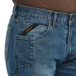 Ariat® Men's Rebar M5 DuraStretch Stackable Straight Leg Jean 10039288 -ARIA Clothing Shop S22 MNS WORK 10039288 detail01