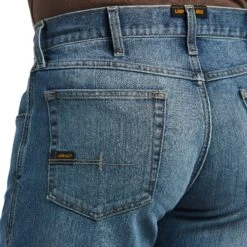 Ariat® Men's Rebar M5 DuraStretch Stackable Straight Leg Jean 10039288 -ARIA Clothing Shop S22 MNS WORK 10039288 detail02