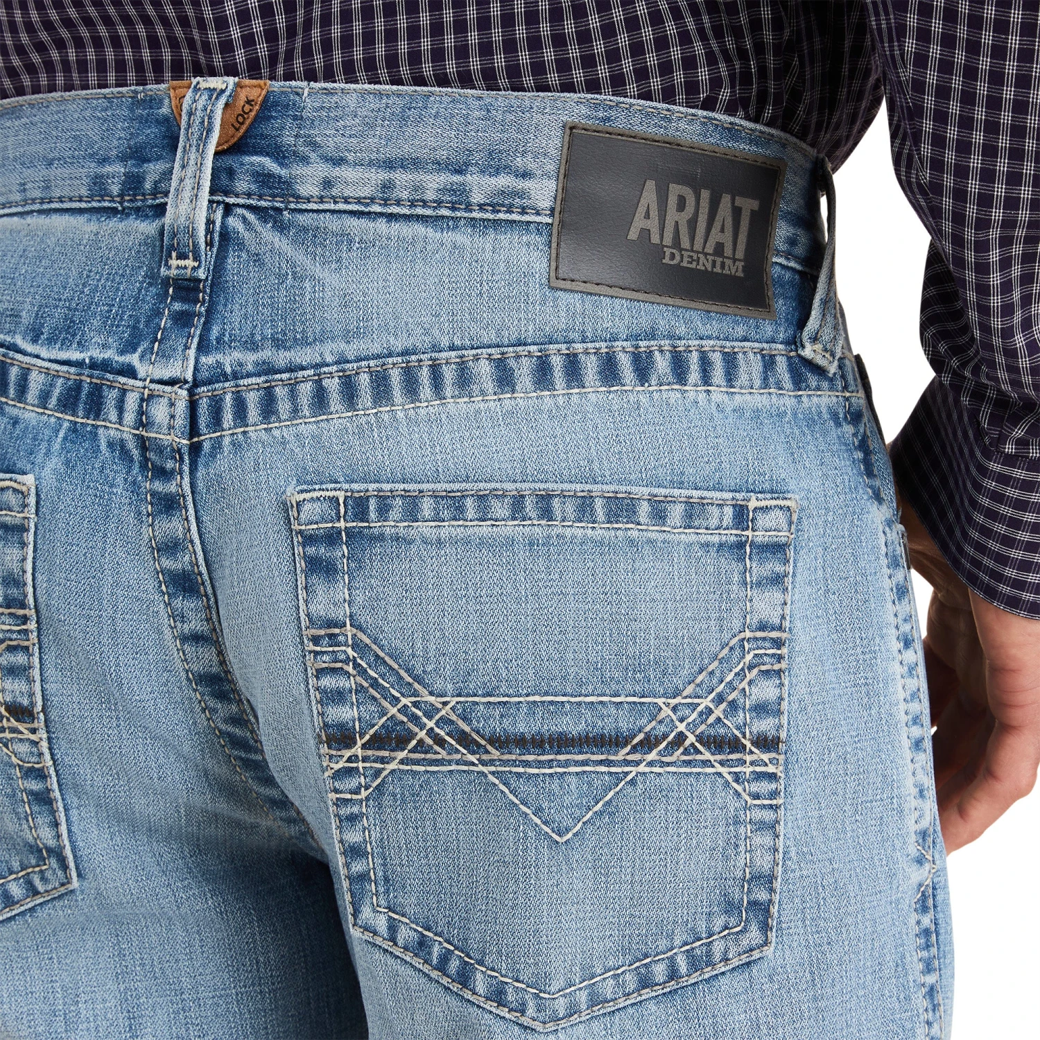 Ariat® Men's M4 Relaxed Cranston Straight Leg Jeans 10043192 4 Ariat® Men's M4 Relaxed Cranston Straight Leg Jeans 10043192 - Image 4