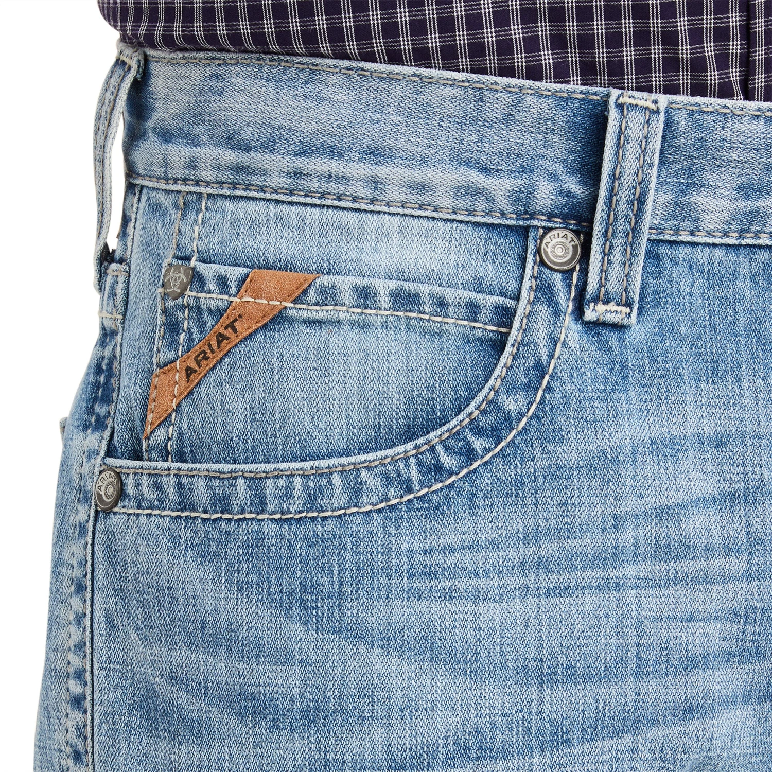 Ariat® Men's M4 Relaxed Cranston Straight Leg Jeans 10043192 5 Ariat® Men's M4 Relaxed Cranston Straight Leg Jeans 10043192 - Image 5