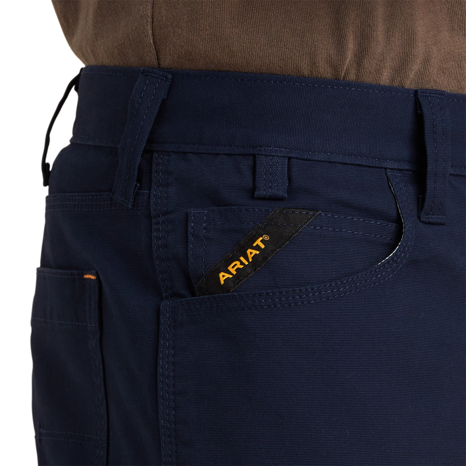 Ariat® Men's Rebar DuraStretch™ Made Tough Navy Shorts 10043172 4 Ariat® Men's Rebar DuraStretch™ Made Tough Navy Shorts 10043172 - Image 4