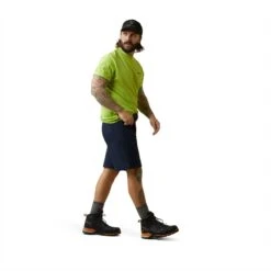 Ariat® Men's Rebar Cotton Strong™ Graphic Lime & Black T-Shirt 10043487 -ARIA Clothing Shop S23 MNS WORK 10043487 full