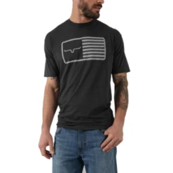 Kimes Ranch® Men's American Trucker Charcoal Heather Tee TRUCK-CHRC