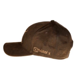Twisted X® Graphic Brown Baseball Cap XC-1 -ARIA Clothing Shop XC 1a