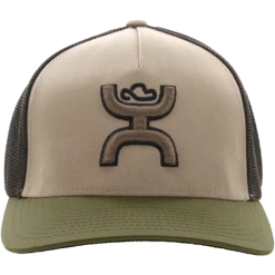 Hooey® Men's Coach 5-panel Tan & Brown Flexfit Cap 2212TNBR 6 Hooey® Men's Coach 5-panel Tan & Brown Flexfit Cap 2212TNBR -ARIA Clothing Shop cap2