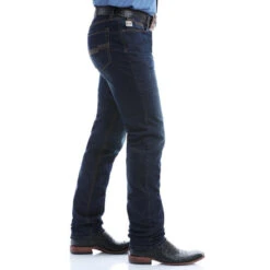 Cinch Men's Jesse Slim Straight Mid Rise Jeans MB50738001 5 Cinch Men's Jesse Slim Straight Mid Rise Jeans MB50738001 -ARIA Clothing Shop mb50738001 2copy 71 detail